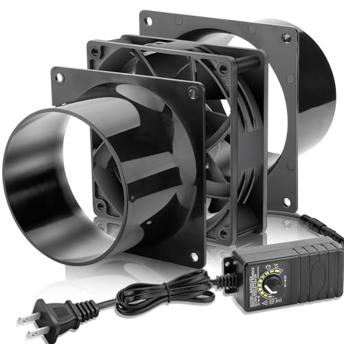 120mm x 38mm 4 Inch Duct Booster Small 12V Exhaust Fan