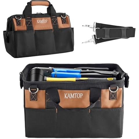 Kamtop Tool Bag 14 inch Bundle with Snaps and Snap Pliers Set Cover