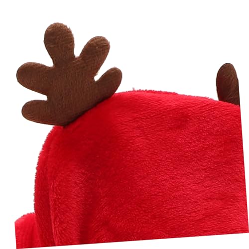 Disfraz navideño XL para perro diseño alce rojo miniatura 5
