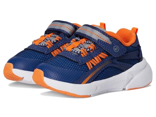 Stride Rite Sneaker, Navy, 7.5 Wide US Unisex Big_Kid