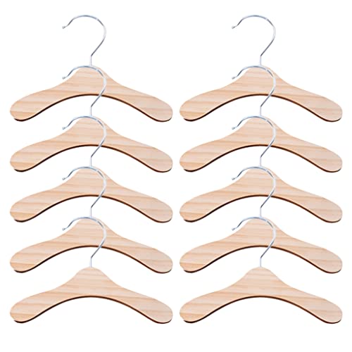 10個の犬の服ハンガー薄いスペース節約フック実用的で、ペットの小型犬の服の服ラックを使用します