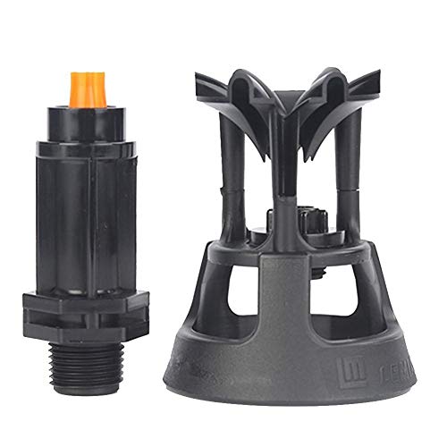 getherad Sprinkler Gardena, riego de jardín, rotación, balancín giratorio, microboquilla con interfaz tamaño 3/4 Trusted Physical