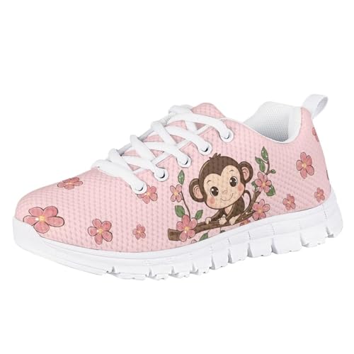 Belidome Boys Girls Kids Sneakers Knitted Mesh Sports Shoes Lightweight Breathable for Running Walking Hiking