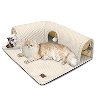 CATISM Cat Tunnels Bed Indoor, Detachable Kitty Pet Play Tube, Washable CATISM Cat Tunnels Bed Indoor, Detachable Kitty Pet Play Tube, Washable