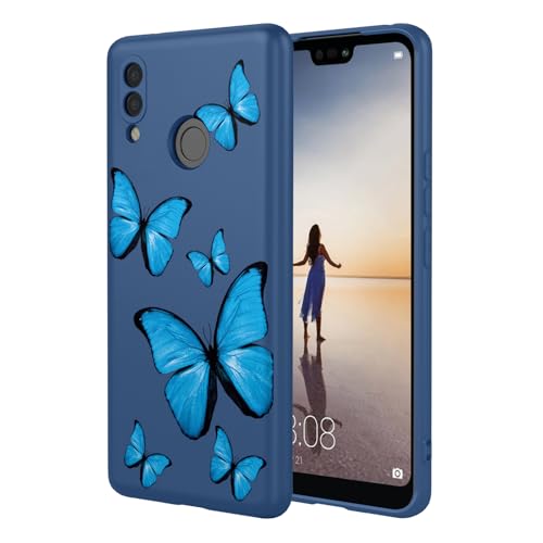 KOARWVC Huawei P20 lite P[XAHuawei Nova 3e ANE-LX1AANE-LX2 P[X 킢̃p^[fUC X ی \tg TPU op[ gѓdbJo[ Huawei P20 lite u[ o^