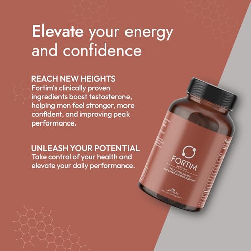 Fortim - Testosterone Support Supplement | Made by Doctors | for Vitality and Hormonal Health | with Fenugreek, L-Citrulline, Tongkat Ali | for Energy, Endurance, and Stamina | 60 Capsules - Image 5