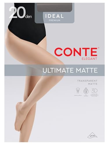 Image of Conte Tights Classic Matt Sheer Pantyhose with Control Top Ideal 20 den