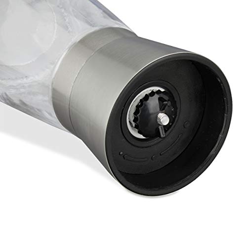 Relaxdays Pepermolen, set van 2, handmatig, glas, roestvrij staal, hoogwaardig, kruidenmolen, verstelbaar keramisch… - Image 8