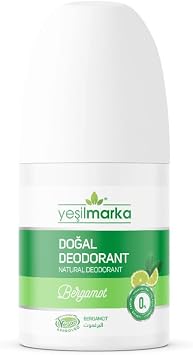 Ye ilmarka Natural Deodorant- Bergamot- Prevent Sweat Smell, Not Sweat - For Children and Adults - Aluminum-Free-Alcoholic- Paraben-Free