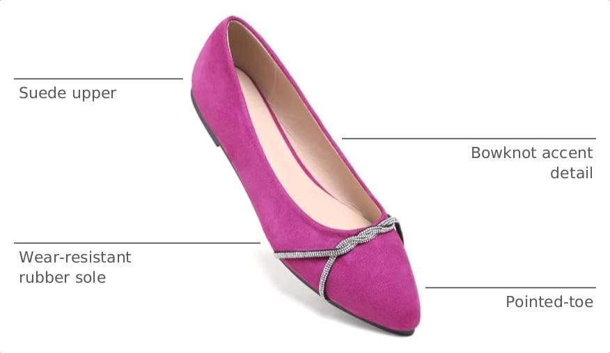 Image of TN TANGNEST Womens Casual Flats Chain Ballet Flats