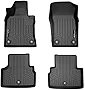 SMARTLINER Custom Fit Floor Mats 2 Row Liner Set Black for 2018-2021 Infiniti Q50