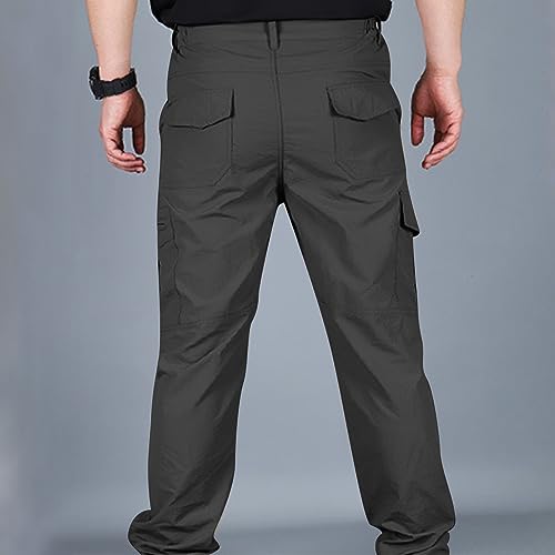 Tactical Pants for Men Water Resistant Ripstop Hiking Pants Lightweight Outdoor Straight Stretch Sports Cargo Pants3
