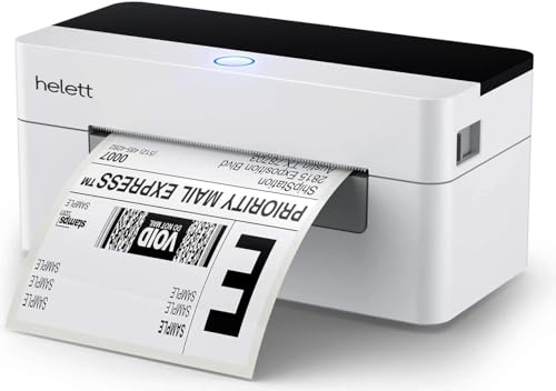 Helett H30C USB Direct Thermal Label Printer | 203 DP I Resolution | 4× ...