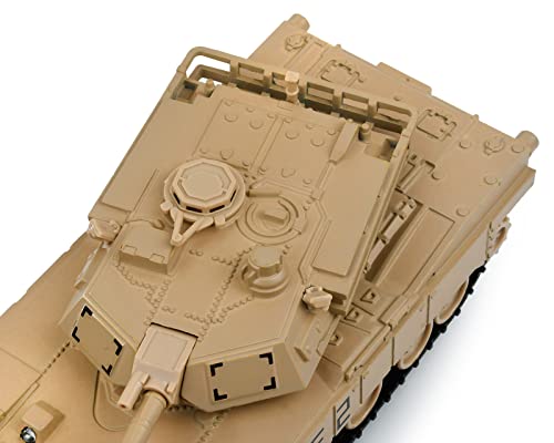 DS. DISTINCTIVE STYLE 1/48 Scale Metal Tank Model M1A2 Abrams Main Battle Tank Toy Plastic Model with Sound and Light - Image 8