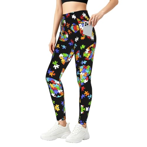 Leggings con estampado de corazón conjuntos de entrenamiento fitness gimnasio