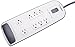 Belkin 8-Outlet Surge Protector with Telephone Protection, 6ft Cord, White