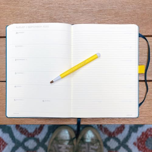 Image of LEUCHTTURM1917 Gel Pen Drehgriffel No.1 Lemon Yellow | Document Proof Black Ink, Drehgriffel No. 1, Twist Mechanism, Journal Pen, Premium Stationery