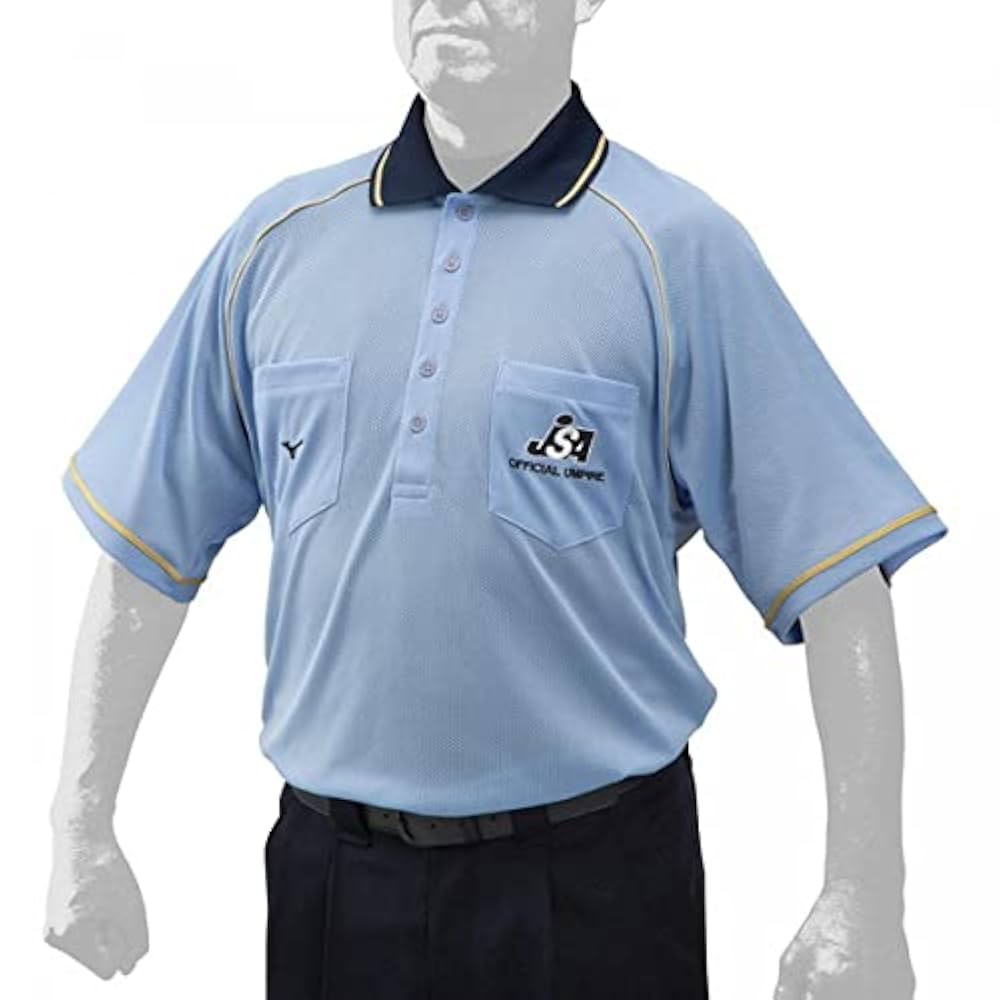 ミズノ　JVA審判服　半袖 MIZUNO ミズノ バレー レフェリーシャツ レフリー 審判 半袖