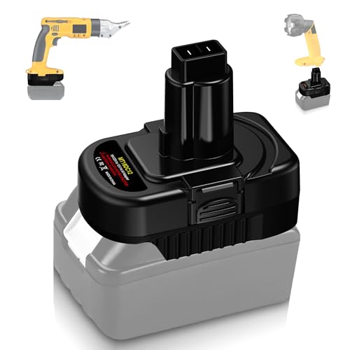 OGJUNX Adapter for Makita 18V Battery Convert to for DeWalt 12V Tools (for Makita 18V to DeWalt 12V 14.4V NiCAD)