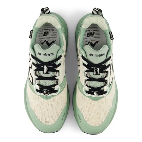 New Balance Men's Fresh Foam X Hierro V9 Gore-TEX Trail Running Shoe, Mosaic Green/Permafrost/Black, 12 M