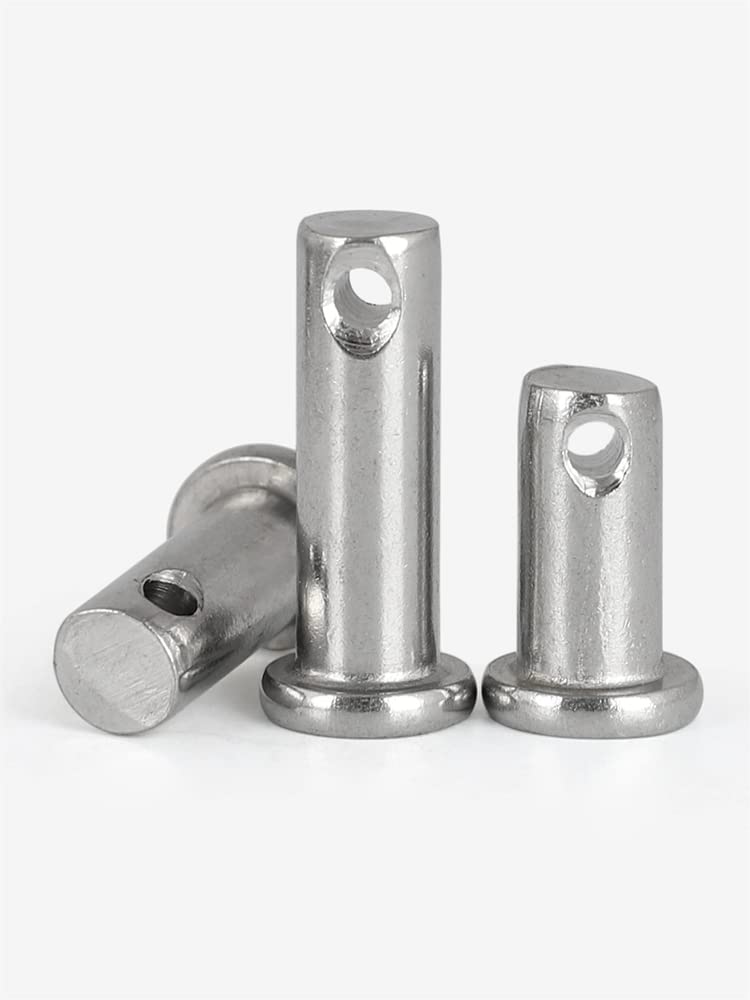 5 Ensembles De Goupilles M6x20mm Tête Plate En Acier Inoxydable 304 - Marque Uxcell, Neuf