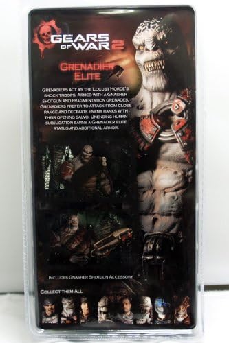NECA Gears of War 2 Series 4 Locust Grenadier Action Figure