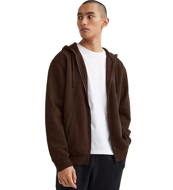drobe Plain Chain Hooded Zipper Hoodie for Unisex-picture-25