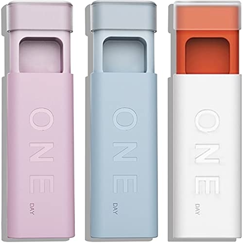 3 Packs Travel Pill Organizer 3 Times a Day Pill Box Organizer for Pills Vitamin Fish Oil Supplements, Matte Surface, Sealed and Waterproof 3 Packs Travel Pill Organizer 3 Times a Day Pill Box Organizer for Pills Vitamin Fish Oil Supplements, Matte Surface, Sealed and Waterproof