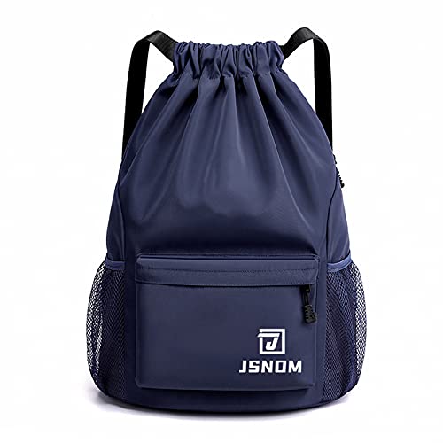 JSNOM Mochila Cuerdas Hombre Bolso Casual: Mochilas de Tela Bolsa Gimnasio con Cordón