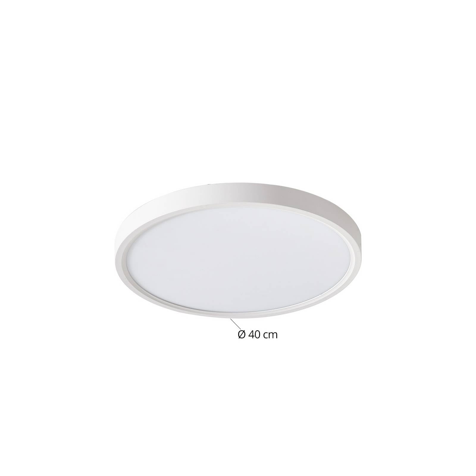 Lindby LED Smart Home Deckenlampe Deika dimmbar mit Leselampe (Modern) in Weiß (1 flammig,) - Deckenleuchte Lampe Wohnzimmerleuchte