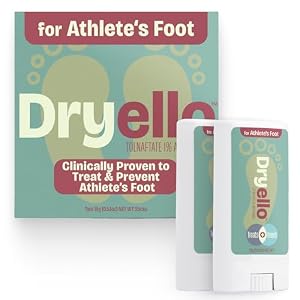 Athlete’s Foot Treatment Stick – Antifungal Stick for Athlete’s Foot, Tolnaftate 1%, Easy Glide-On No Mess Application – 2 Sticks Complete Treatment
