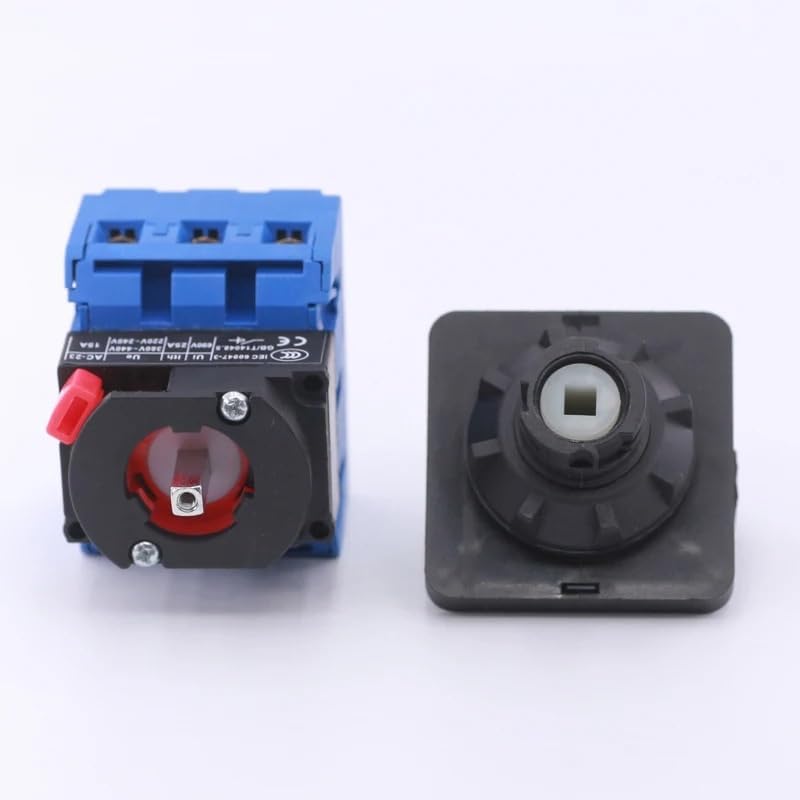3P YMD11-25A Single Hole Installation 22mm Load Circuit Breaker Main Control Power Off-on Isolator Switch LW30