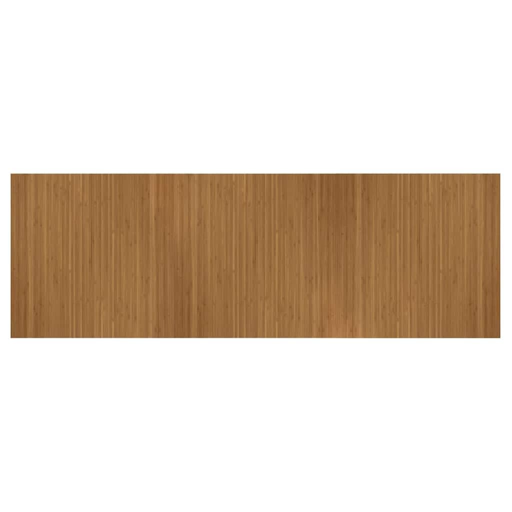 vidaXL Rug, Floor Carpet for Living Room Bedroom Hallway, Area Rug for Decorative, Waterproof Floor Rug Mat, Rectangular Brown Bamboo