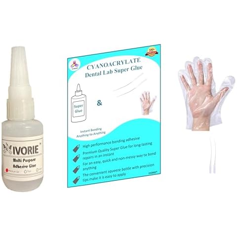 Glue Cyanoacrylates Acrylic for Dental Lab Tools and Accessories (Gel) Cover
