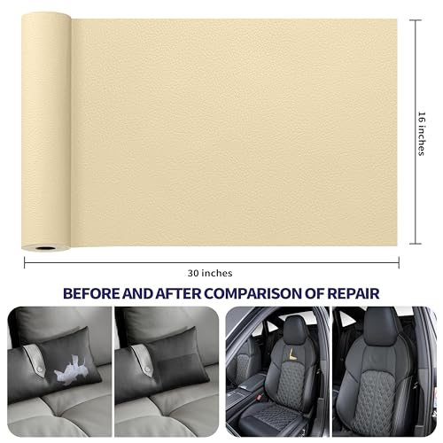 image for Besezx Leather Repair Kit, 30inx16in, 1pc, Rectangular, Traditional St