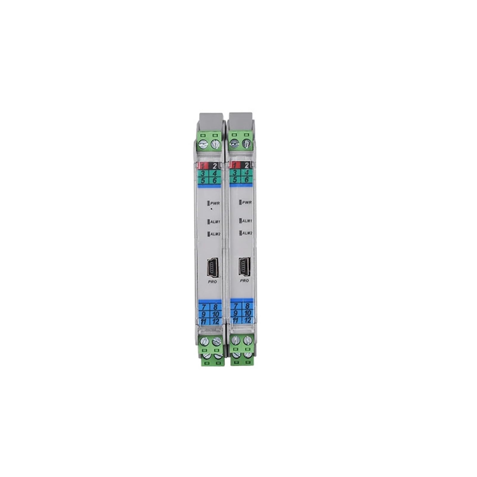 Transmisor de temperatura de termopar Módulo de temperatura de montaje en riel DIN 4-20 mA 0-10 V 1 entrada 1 salida(1 input 2 output,B 400-1820C input,Output 4-20mA)