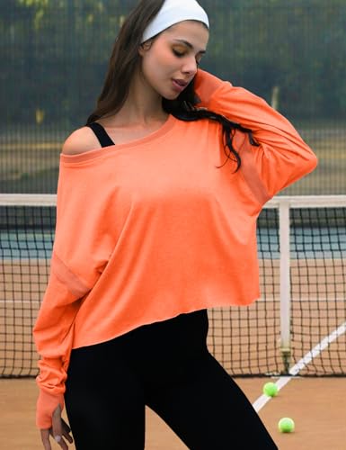 Image of UNIANKIYA Open Back Workout Tops for Women Long Sleeve Cropped Athletic Clothes Gym Running Yoga Low Impact Sports T Shirts