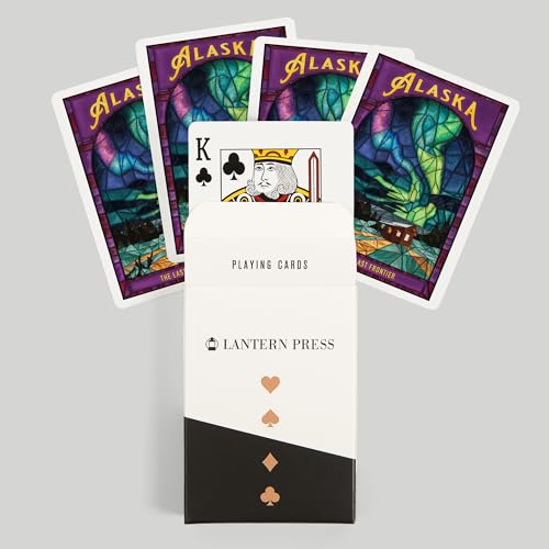 Baraja Lantern Press Alaska, 52 cartas tamaño póker miniatura 6