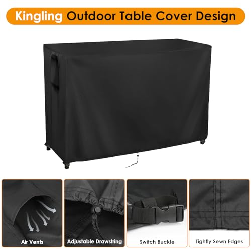 Kingling Capa de Mesa Externa para Mesa de Bar Externa, Capa de Mesa de Bar de Pátio À Prova D'Água