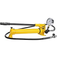 CGOLDENWALL CP-700 Manuelle Hydraulikpumpe mit Druckprüfung 丨Hochdruck zwischen 20-700 kg / ²丨Hohe Speicherkapazität: 900 cc丨Hydraulikwerkzeug