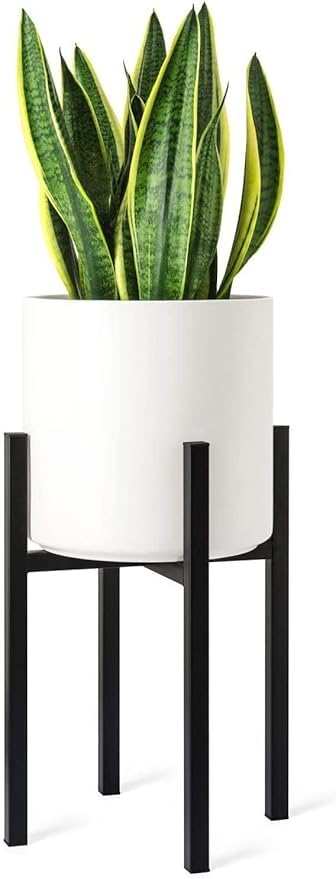 R A CREATIONS Modern Metal Floor Flower Stands Planter for Living Room Bedroom Display Plant Stand Tall Indoor Plant Stand with Planter (White) (B0D9YHS9LN) Amazon Price History, Amazon Price Tracker