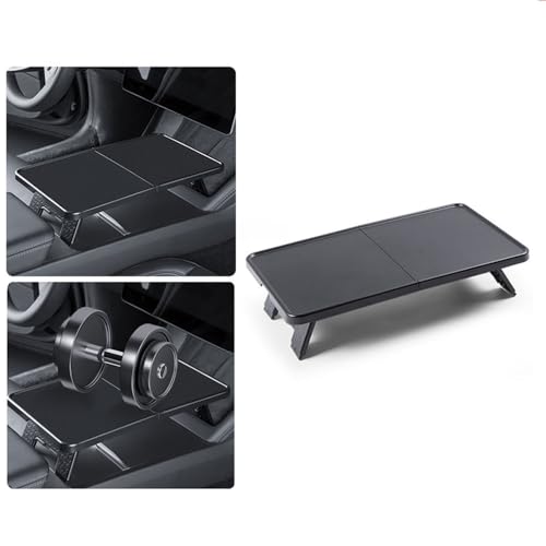 NCOUUOCN Compatible with Tesla Model 3 Model Y Food Tray Desk for Laptop Foldable Dining Plate, Car Tray Table for Eating Travel Multipurpose Tray Accessories