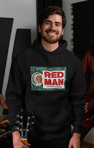 ALLNTRENDS Red Man Chewing Vintage Style Hoodie Redman Retro Classic Adult Hoodies4