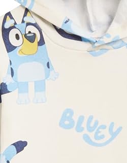 Bluey Girls Fleece Hoodie Toddler to Big Kid