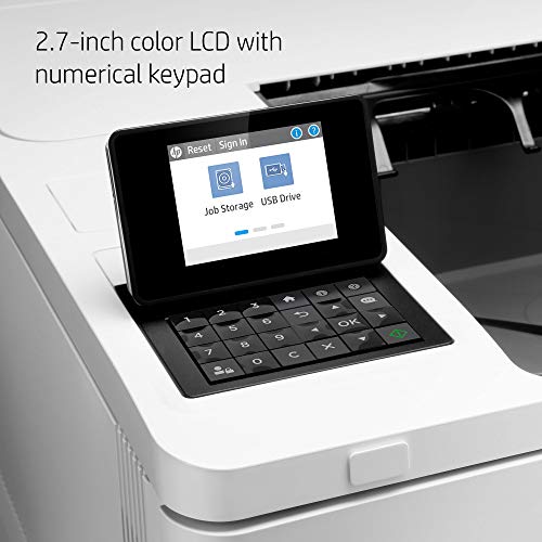 HP LaserJet Enterprise M608n Monochrome Printer with built-in Ethernet (K0Q17A), Light Gray - Thumbnail 7