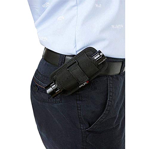 Flashlight Holster Minchen Flashlight Pouch Holder With 360 Degree Rotatable Clip For Duty Belt #TOP6