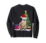 funny ugly cat christmas sweater design