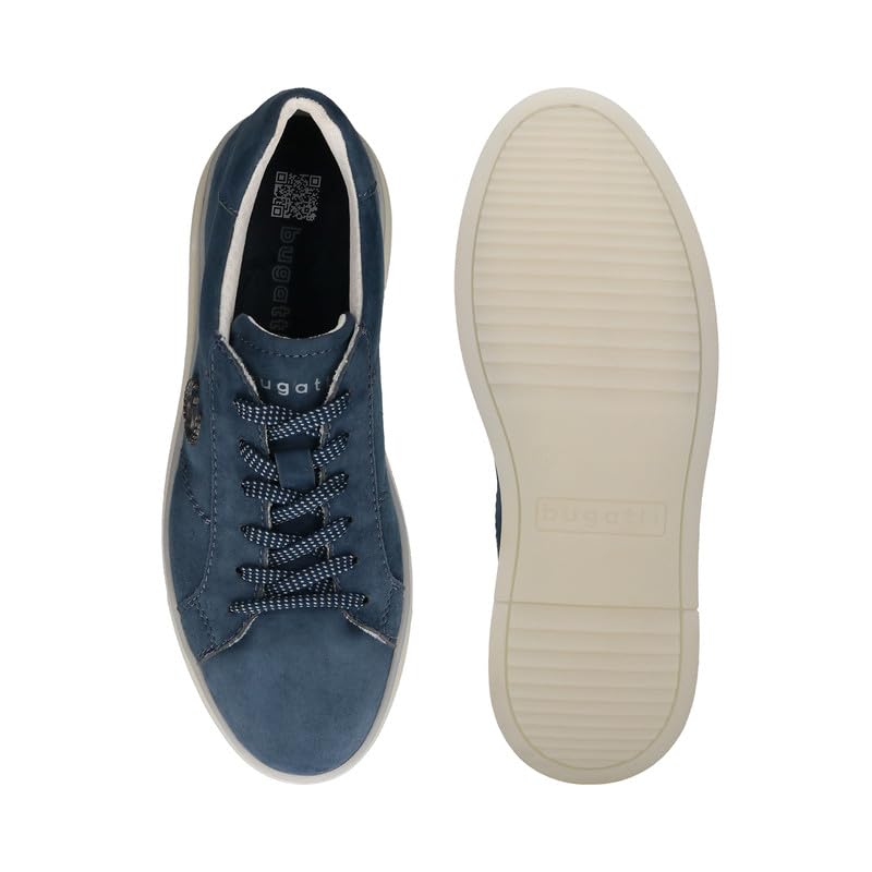 Image of bugatti Franc Suede Leather Mens Mid Top Sneakers