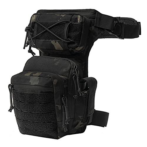 Drop Leg Bag for Men Women Military Tactical Thigh Pack Pouch Multifunctional Tactical Package Outdoor Hiking Thigh Bag - Image 3