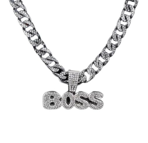 Boss Cuban Diamond Rappers Iceout Chain for Mens/Boys-image-25